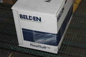 lot 4 image: New - 1000 Foot Feet Spool  Reel of Belden Cat6 4-Pair 23 AWG - Pro Audio Video Data Cable - Model 2413F