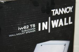 lot 43 image: Tannoy iw62 TS In Wall Pro Audio High Performance Subwoofer Sub Woofer Speaker - NEW