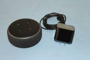 lot 47 image: Amazon Echo Dot Alexa Smart Speaker System with Power Supply