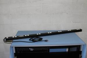lot 69 image: Middle Atlantic 14-Outlet Single 15 Amp Circuit Surge  Spike Protected Power Strip w 9 Cord - Model PD-1415C
