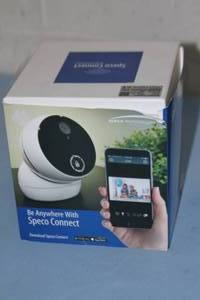 lot 103 image: Lot of 2 - Speco Technologies 1080p Wi-Fi WiFi Pan  Tilt IP Video Surveillance CCTV Security Cameras