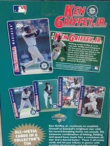 1989 Donruss MLB Baseball 4 Packs Ken Griffey Jr Metal Tin Set 1989 Bowman MLB Baseball Wax Box Full of 36 Sealed Packs