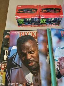Variety Lot of Beckett Guides Cards and 1990 Topps Teenage Mutant Ninja Turtles Deluxe Movie Edition Cards