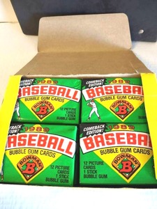 1989 Donruss MLB Baseball Complete Set (Griffey Johnson)  & 1989 Bowman MLB Baseball Wax Box Full of 36 Sealed Packs
