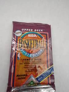 1991-92 Upper Deck NBA Basketball Inaugural Edition Jumbo Packs (4)