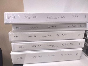 Huge Assortment of 1991 - 1993 NHL Hockey Sets (Parkhurst  O Pee Chee  Upper Deck  Ultra  Pinnacle  Stadium Club