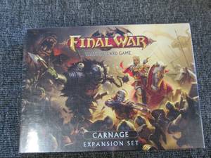lot 33 image: new final war tactical card game ca...