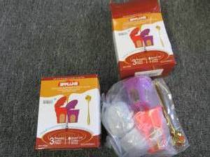 lot 34 image: 2 packs of new 24k gold reusable k-...