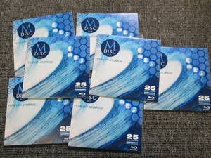 lot 83 image: 7 new m disc bd-r 25 gigabyte forev...