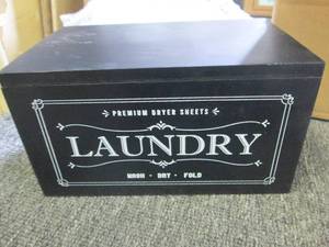 lot 85 image: new wood dryer sheet holder ...