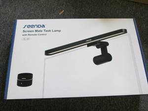 lot 124 image: new screen mate task lamp with remo...