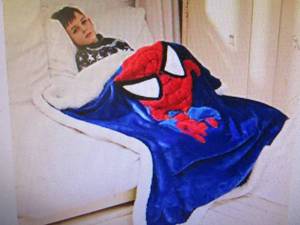 lot 139 image: Marvel Kids Spiderman Throw Blanket...
