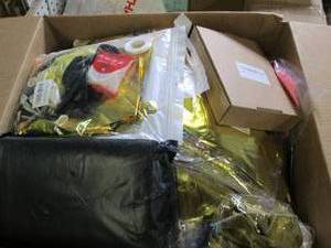 lot 151 image: box full of balloons for all kinds ...