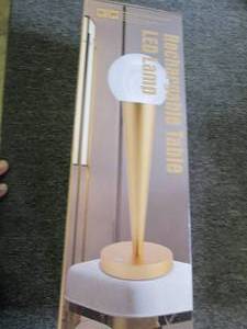 lot 153 image: new rechargeable table LED lamp ...