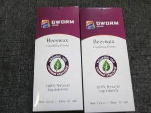 lot 159 image: 2 new packs of beeswax candling con...
