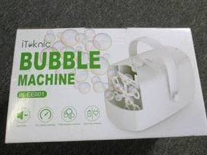 lot 206 image: new bubble machine ...