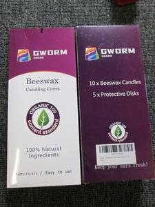 lot 241 image: 2 new packs of 10 beeswax candling ...