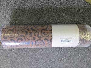 lot 245 image: new 17.5 inch x 55 inch brown rubbe...