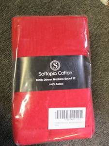 lot 251 image: new pack of softopia cotton cloth d...