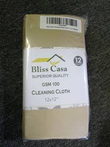 lot 257 image: new bliss casa gsm cleaning cloth 1...