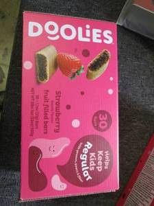 lot 265 image: new doolies strawberry fruit filled...