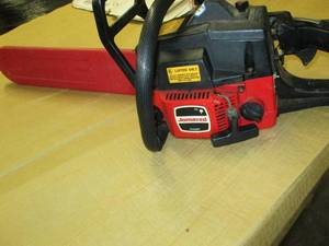 lot 318 image: jonsered chainsaw cant get it to p...