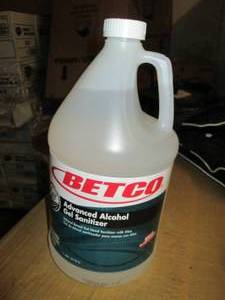 lot 357 image: 3 boxes of 4 gallons of betco advan...