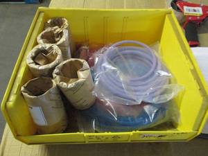 lot 376 image: yellow tray with new gas line and c...