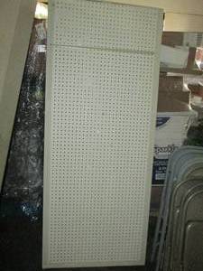 lot 404 image: 75 inch x 31 inch peg board with me...