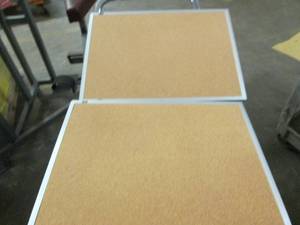 lot 414 image: 2 pin up boards 24 inch x 18 inch ...
