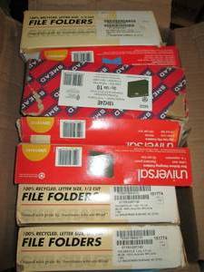 lot 431 image: box of universal folders ...