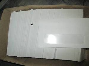 lot 437 image: box of scotch magic tape, envelopes...