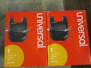 lot 446 image: 2 new universal 2-hole punch 30 she...