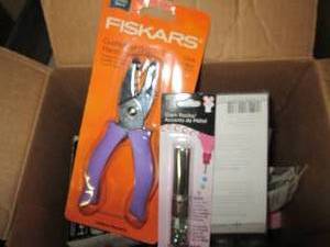 lot 456 image: box of crafting items ...