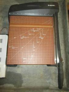 lot 461 image: x-axto paper cutter ...