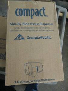 lot 468 image: 3 compact side by side tissue dispe...