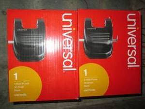 lot 488 image: 2 new universal 2-hole punch 30 she...