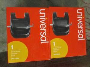 lot 492 image: 2 new universal 2-hole punch 30 she...