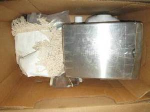 lot 498 image: Box of small trash can goto dispens...