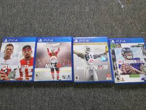 lot 532 image: 4 ps4 games ...