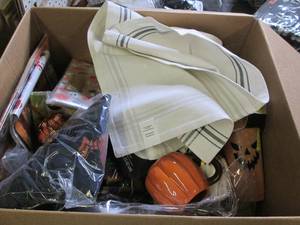 lot 568 image: box of new halloween misc please se...
