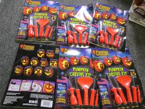 lot 580 image: 6 new pumpkin masters pumpkin carvi...