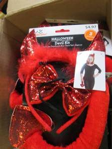 lot 618 image: 18 new halloween devil kits ...
