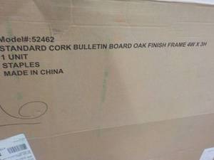 Staples Standard Cork Bulletin Boar...