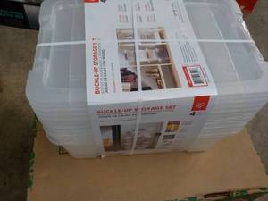4 Pack Buckle Up Storage Set...