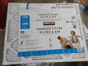 4 pack 20 x 25 x 1 Filters...