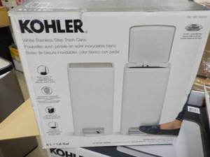 Kohler White Stainless Steel 1.6 Ga...