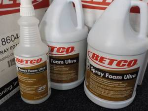 2 Gallon Jugs Betco Ultra Spray Foa...