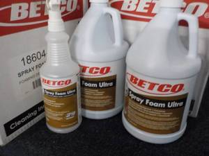 2 Gallon Jugs Betco Ultra Spray Foa...