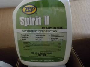 Case of 12 Quart Bottle ZEP Spirit ...